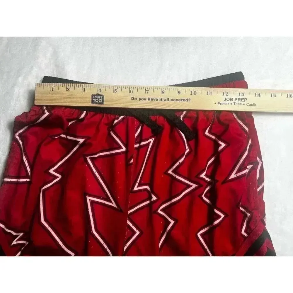Nike Air Jordan Jumpman AOP Mesh Shorts Red Black XL